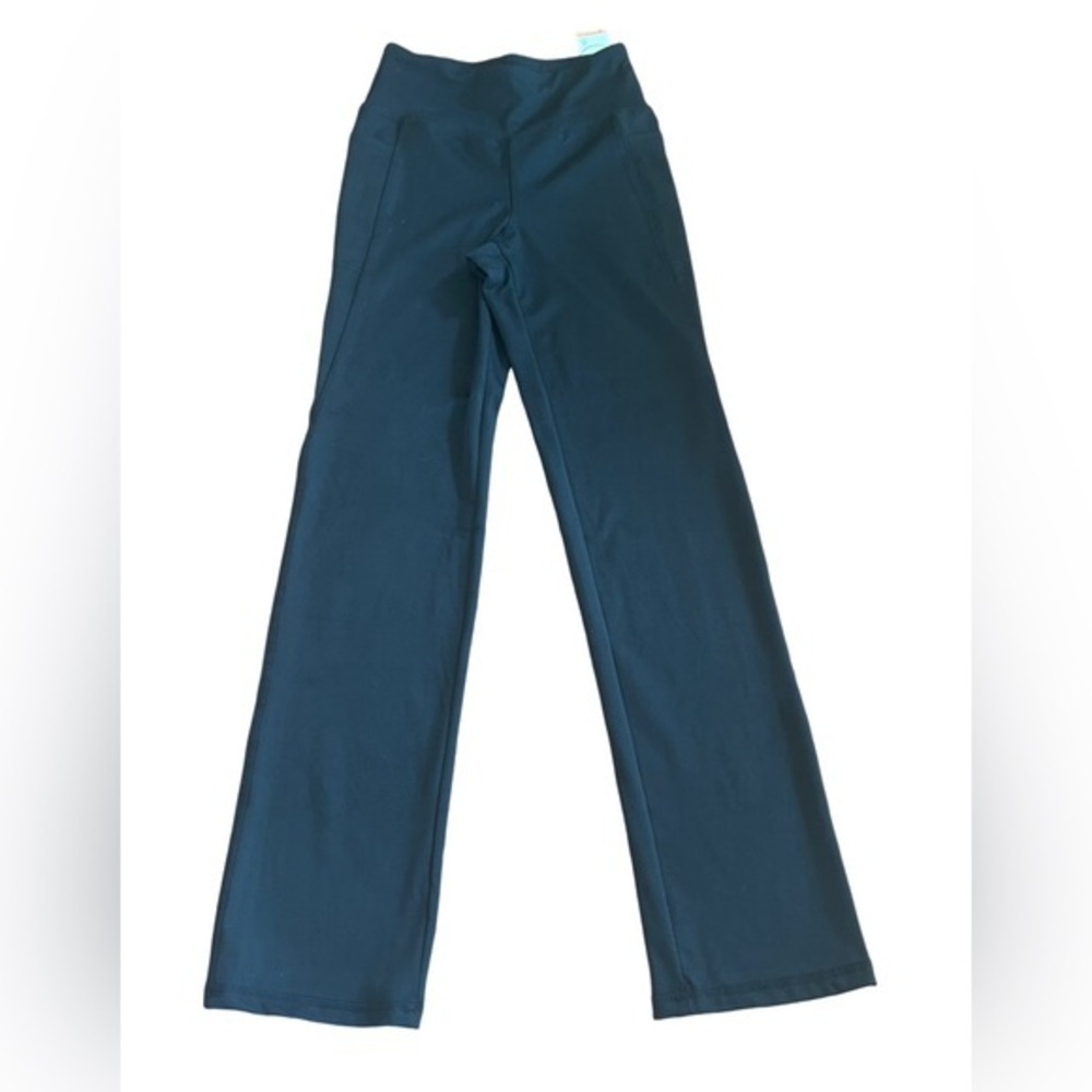 Jockey Moisture Wicking Straight /Wide Leggings - Size Small 30-31” Inseam Black